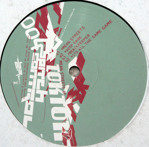 Toktok : Mean Streets EP (12", EP)