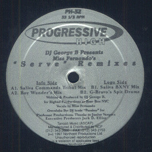 George B. Presents Miss Fernando : Serve (Remixes) (12")