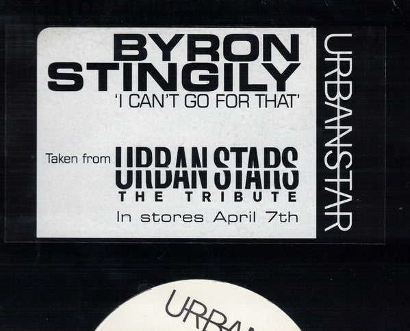 Byron Stingily : I Can't Go For That (12")