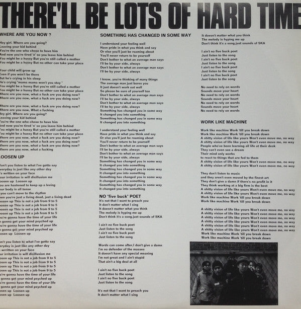 Rude Bones : There'll Be Lots Of Hard Times Along The Way (LP, Album)