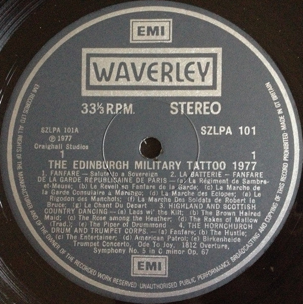 Various : The Edinburgh Military Tattoo 1977 (LP)