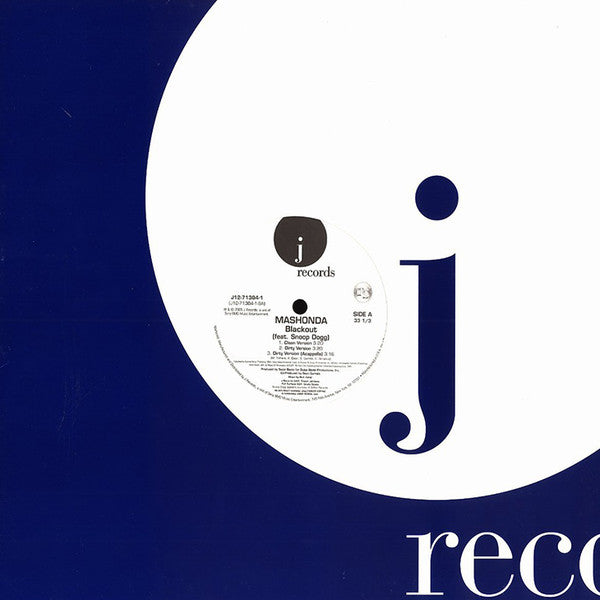 Mashonda : Blackout (12")