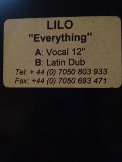 Lilo (2) : Everything (12", Promo, W/Lbl)