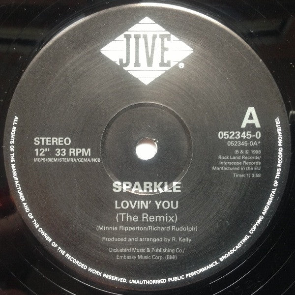 Sparkle (2) : Lovin' You (12", Single)