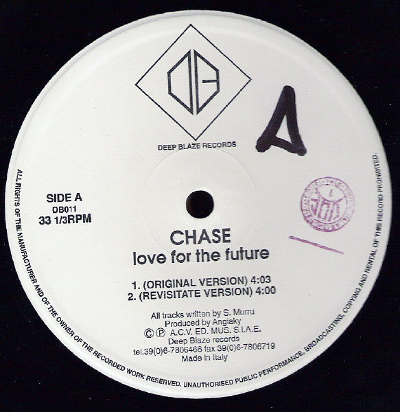 Chase : Love For The Future (12")