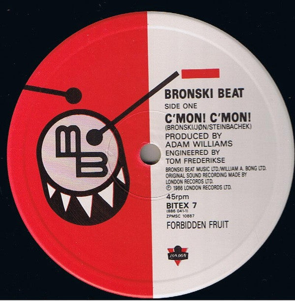 Bronski Beat : C'mon! C'mon! (12", Single)