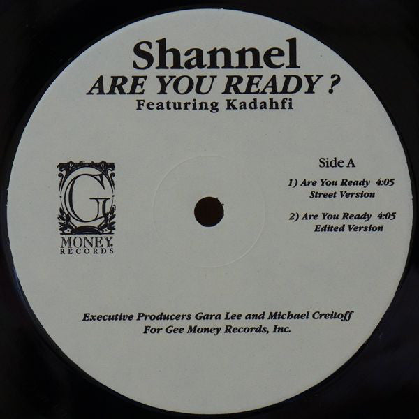 Shannel Featuring Tragedy Khadafi : Are You Ready ? (12")