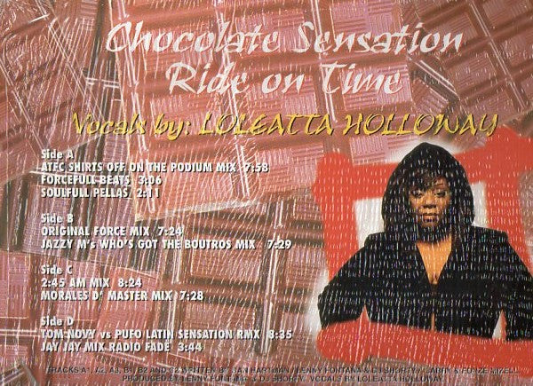 Loleatta Holloway : Chocolate Sensation / Ride On Time (2x12")