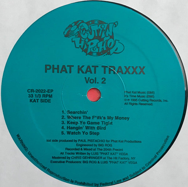 Luis Vega : Phat Kat Traxxx Volume 2 (LP)