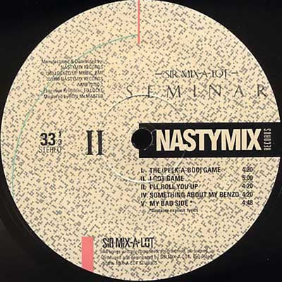 Sir Mix-A-Lot : Seminar (LP, Album)