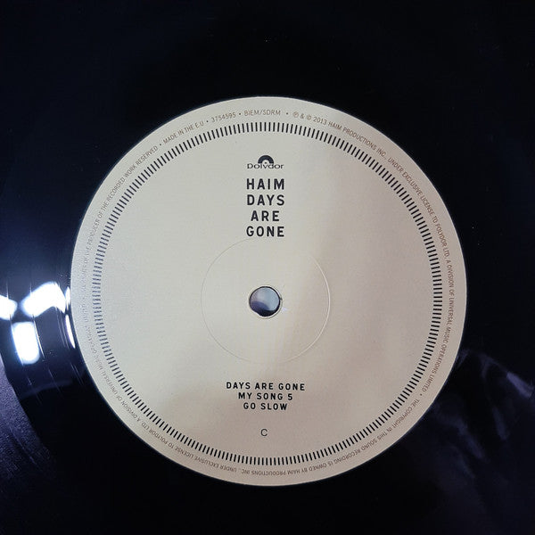 Haim (2) : Days Are Gone (2x12", Album)
