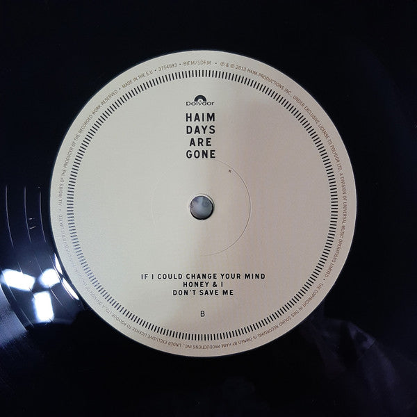 Haim (2) : Days Are Gone (2x12", Album)