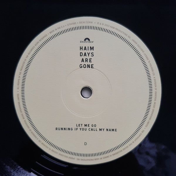 Haim (2) : Days Are Gone (2x12", Album)