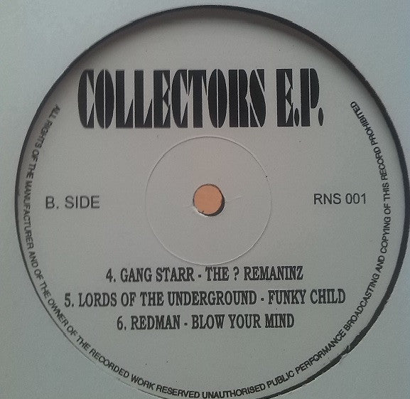 Various : Collectors E.P. (12", EP, Unofficial)