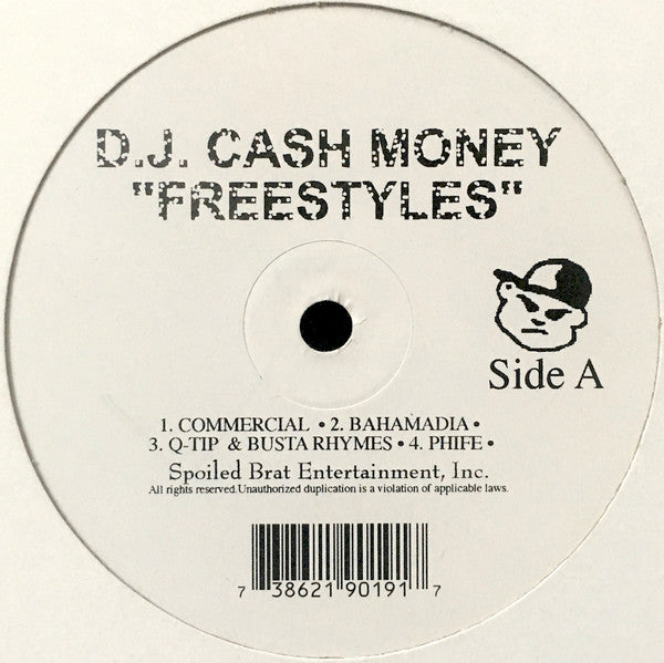 DJ Cash Money : Freestyles (12")