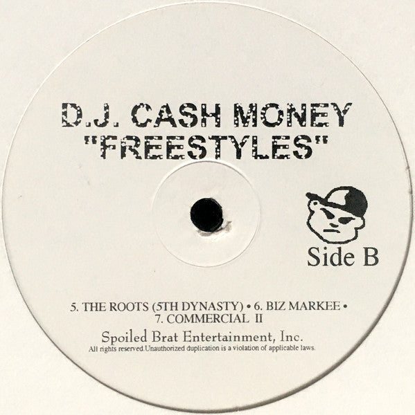 DJ Cash Money : Freestyles (12")