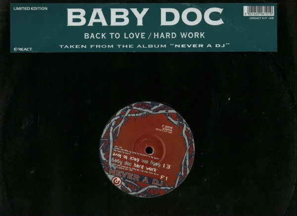 Baby Doc : Back To Love / Hard Work (12", Ltd)