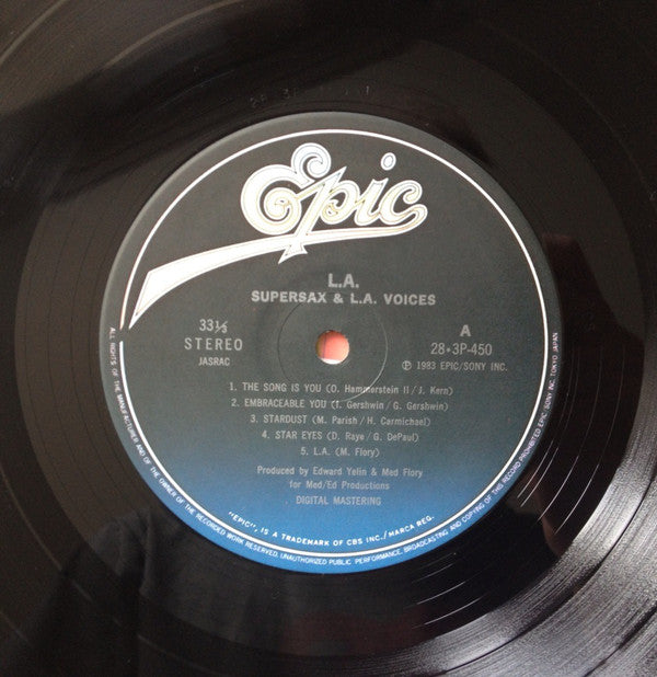 Supersax & L. A. Voices : L.A. (LP, Album)