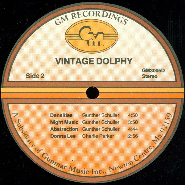 Eric Dolphy : Vintage Dolphy (LP, Album)