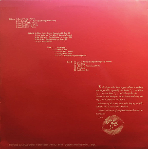 Mary J. Blige : Flava (2xLP, Comp, Promo)