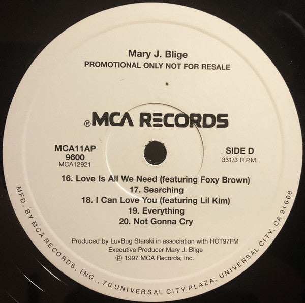 Mary J. Blige : Flava (2xLP, Comp, Promo)