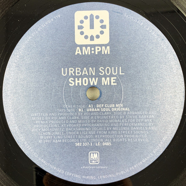 Urban Soul : Show Me (2x12", Ltd)