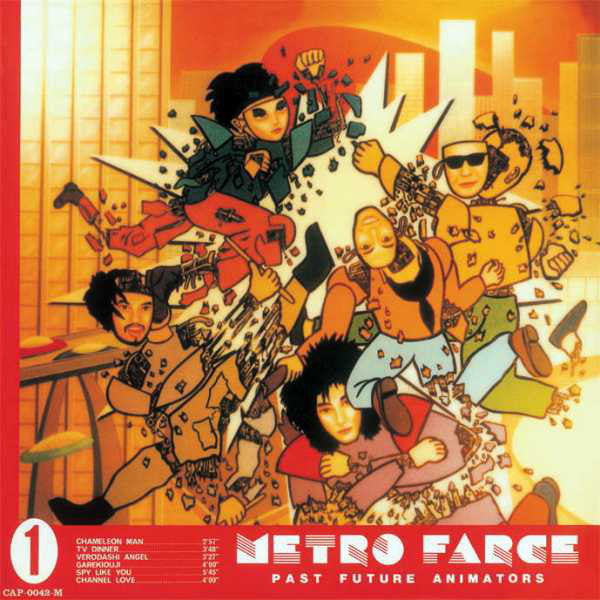 Metrofarce : Past Future Animators (12", MiniAlbum + Flexi, S/Sided, Red)