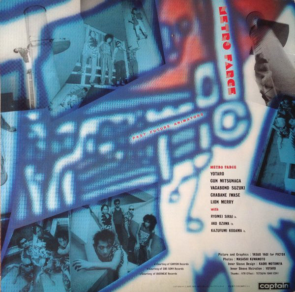 Metrofarce : Past Future Animators (12", MiniAlbum + Flexi, S/Sided, Red)