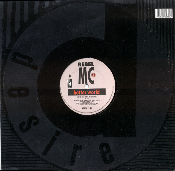 Rebel MC : Better World (Jungle Brothers / Paul "Trouble" Anderson Remixes) (12")