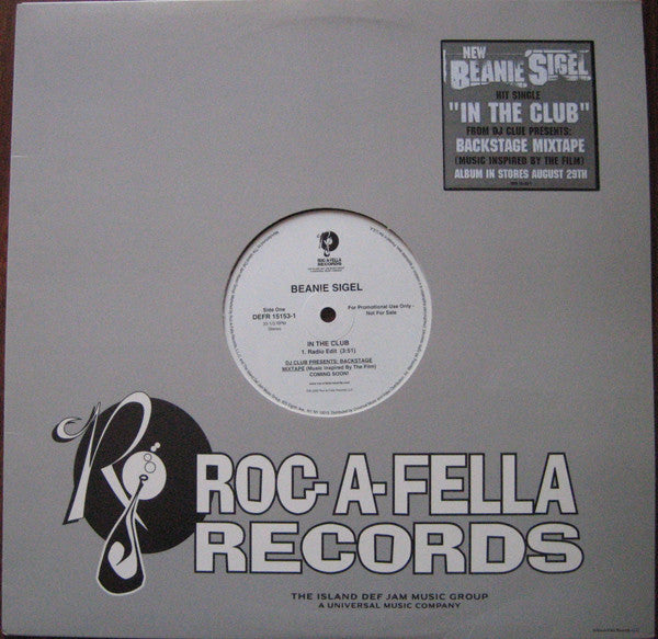 Beanie Sigel : In The Club (12", Promo)