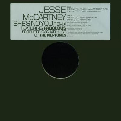 Jesse McCartney : She's No You (Remix) (12", Single, Promo)