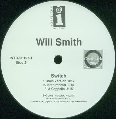 Will Smith : Switch (Reggae Remix) (12", Promo)