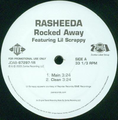 Rasheeda (2) Feat. Lil' Scrappy : Rocked Away (12", Promo)