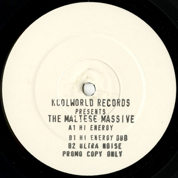 Maltese Massive : Hi Energy (12", W/Lbl, Sta)