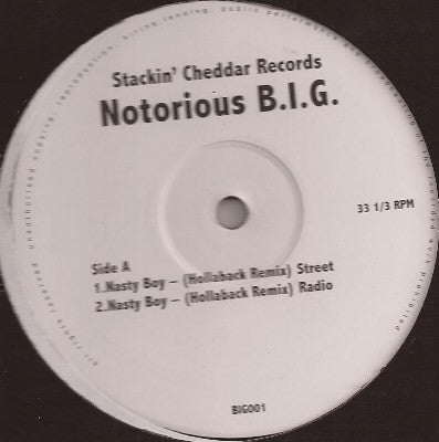 Notorious B.I.G., Fat Joe, Doo Wop : Nasty Boy (12", Promo, Unofficial)