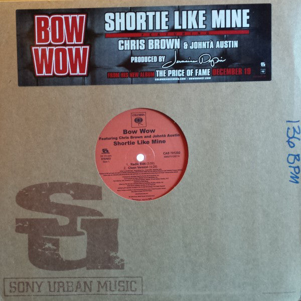 Bow Wow : Shortie Like Mine (12", Promo)