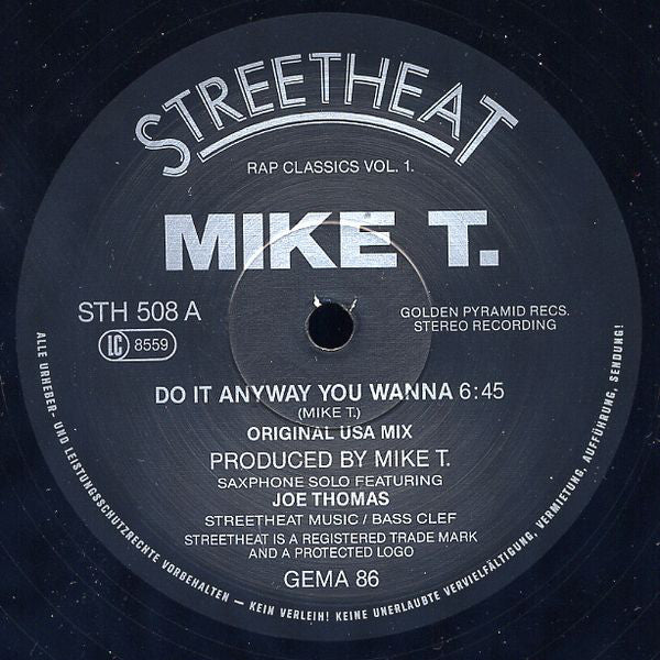 Mike T : Do It Any Way You Wanna (12")