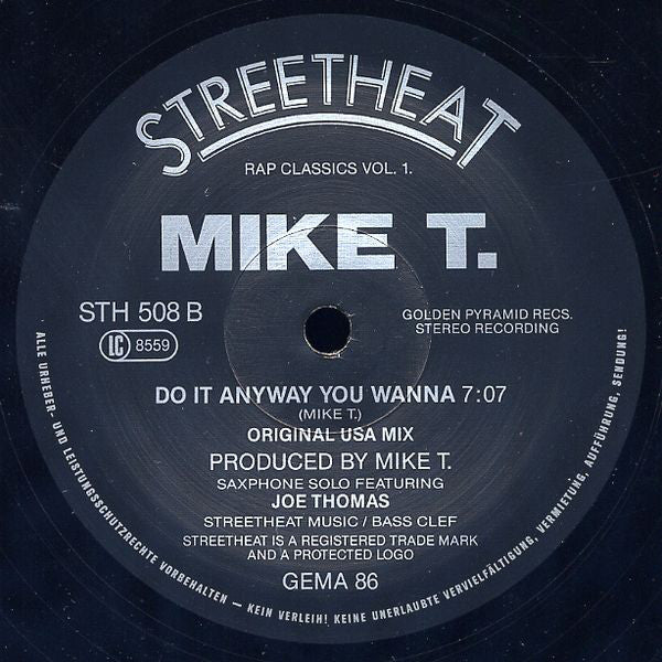 Mike T : Do It Any Way You Wanna (12")