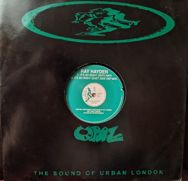 Ray Hayden : It's So Right (12", Promo)
