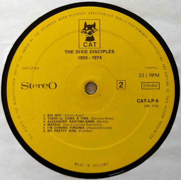 The Dixie Disciples o.l.v. George Alma : 1959-1974 (LP, Album)