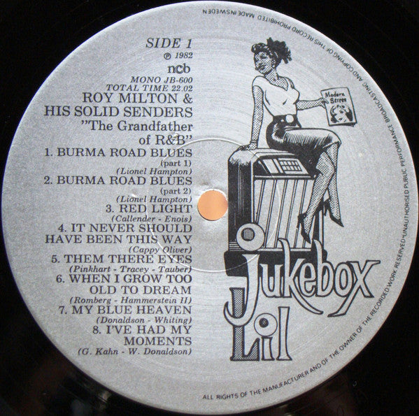 Roy Milton & His Solid Senders : The Grandfather Of R&B (LP, Album, Comp, Mono)