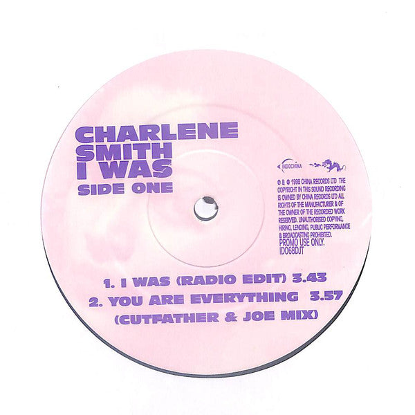 Charlene Smith : I Was (12", Promo)