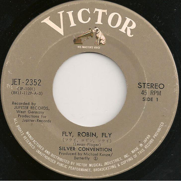Silver Convention : Fly, Robin, Fly / Chains Of Love (7", Single)