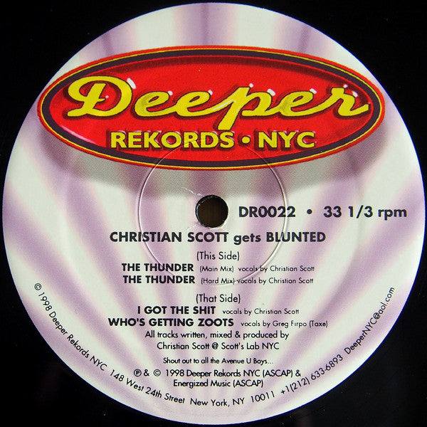 Christian Scott : Gets Blunted (12")