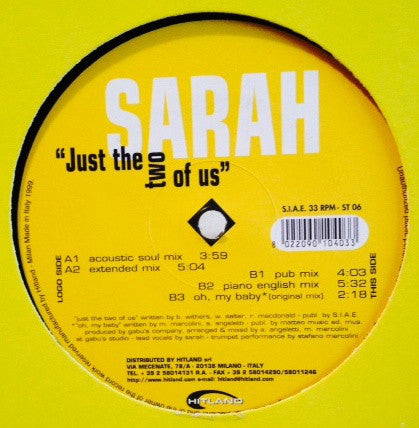 Sara Grimaldi : Just The Two Of Us (12")