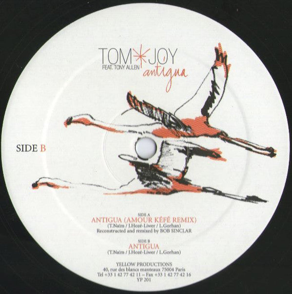 Tom & Joyce Featuring Tony Allen : Antigua (12")