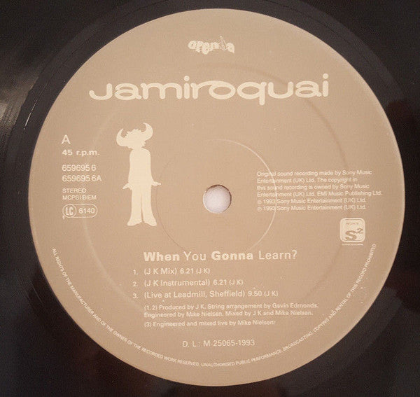 Jamiroquai : When You Gonna Learn (12")