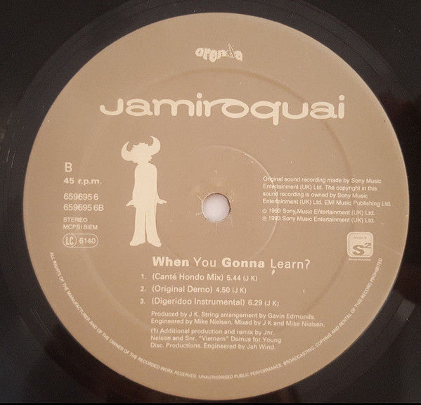 Jamiroquai : When You Gonna Learn (12")