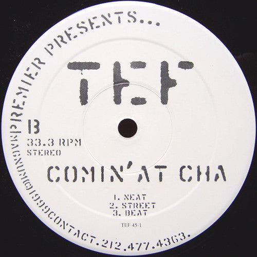 Teflon (2) : Premier Presents...: F-U / Comin' At Cha (12")