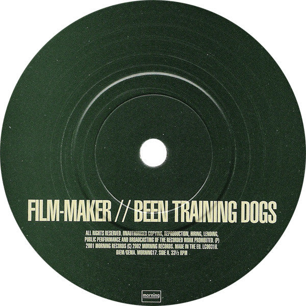 The Cooper Temple Clause : Film Maker // Been Training Dogs (7", Single, Num)